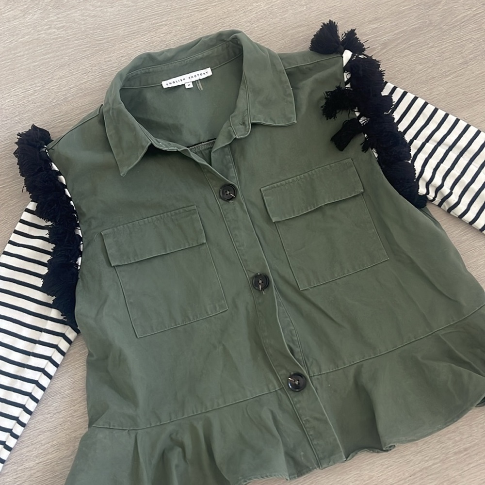 English Factory army green jacket